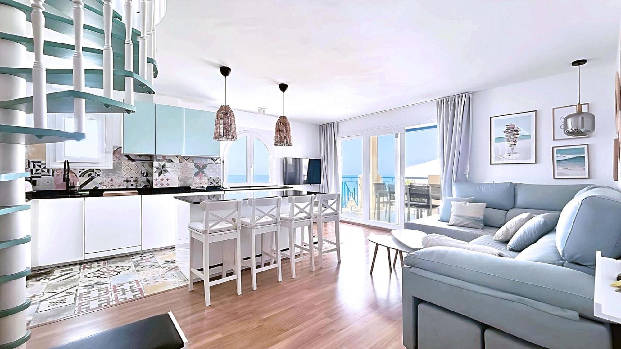 Atico De Albaida Duplex Frente Al Mar Leilighet Morche Eksteriør bilde